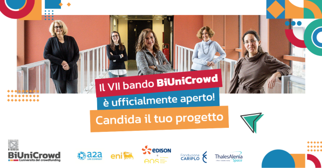 Candida il tuo progetto entro il 20 dicembre